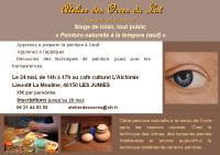 STAGE de loisir peinture naturelle à la tempera (oeuf) , Martine Rieg Sezer, Formatrice professionnelle